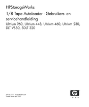 HP StorageWorks 1/8 Tape Autoloader DLT VS80 Gebruikers- En Servicehandleiding