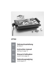 gourmetmaxx JA802D15 Gebruiksaanwijzing