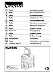 Makita BMR103 Gebruiksaanwijzing