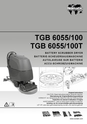 Numatic TGB 6055/100T Gebruiksaanwijzing