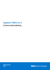 Dell Inspiron 7706 2-in-1 Onderhoudshandleiding