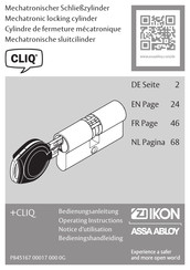 Assa Abloy +CLIQ Bedieningshandleiding