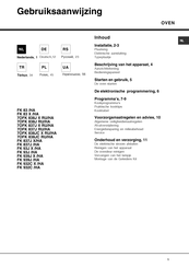 Hotpoint Ariston 7OFK 838JC X RU/HA Gebruiksaanwijzing