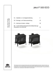 Jøtul F 500 ECO Montagehandleiding