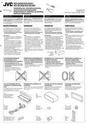 JVC KD-SC402 Handleiding Voor Installatie En Aansluiting