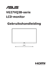 ASus VG27VQ3B Series Gebruikshandleiding