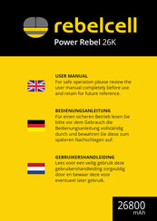 Rebelcell Power Rebel 26K Gebruikershandleiding