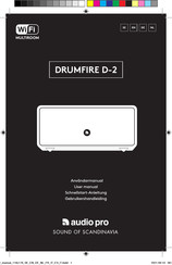 Audio Pro DRUMFIRE D-2 Gebruikershandleiding