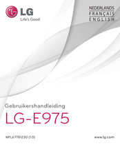 LG LG-E975 Gebruikershandleiding