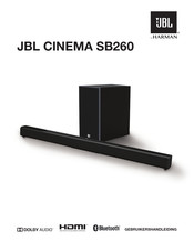 Harman JBL CINEMA SB260 Gebruikershandleiding