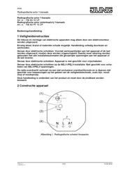 Jung FM AS PF 10 UP Bedieningshandleiding