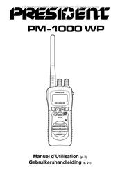 PRESIDENT pm-1000 WP Gebruikershandleiding