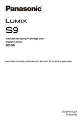 Panasonic DC-S9 Gebruiksaanwijzing