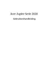 Acer Aspire 2020 Series Gebruikershandleiding