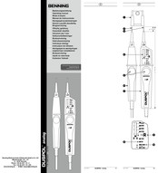 Benning DUSPOL analog Gebruiksaanwijzing