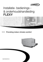 Lennox FLEXY FGK 100 Installatie-, Bedienings- En Onderhoudshandleiding