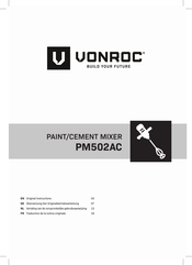 VONROC PM502AC Gebruiksaanwijzing