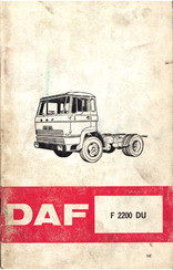 DAF F 2200 DU 197I Instructieboekje