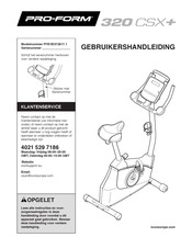 ICON Health & Fitness PFEVEX72917.1 Gebruikershandleiding