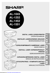 Sharp AL-1043 Gebruiksaanwijzing