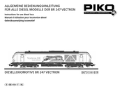 PIKO BR 247 VECTRON Gebruiksaanwijzing