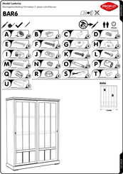 Profijt Meubel Ladonia BAR6 Montagehandleiding
