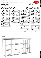 Profijt Meubel Ladonia WB6 Montagehandleiding