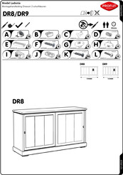 Profijt Meubel Ladonia DR9 Montagehandleiding