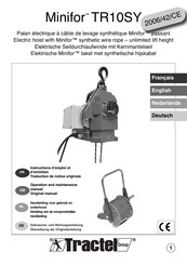 Tractel Minifor TR10SY Handleiding