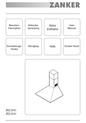 ZANKER ZKC 9141 Gebruiksaanwijzing