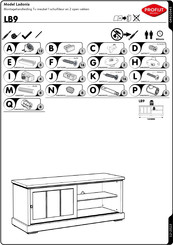 Profijt Meubel Ladonia LB9 Montagehandleiding