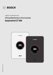 Bosch EasyControl CT 200 Installatie- En Bedieningsinstructies