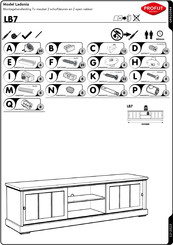 Profijt Meubel Ladonia LB7 Montagehandleiding