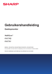 Sharp DD-EA272UW Gebruikershandleiding