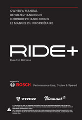 Bosch RIDE+ Gebruikershandleiding