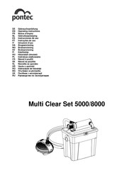 Pontec Multi Clear Set 5000/8000 Gebruiksaanwijzing