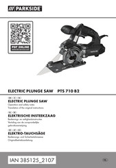 Parkside PTS 710 B2 Bedienings- En Veiligheidsinstructies