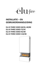 Elu B THREE SIDED 110/40 Installatie- En Gebruikershandleiding