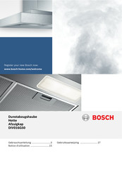 Bosch DIV016G50 Gebruiksaanwijzing