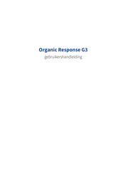 Fagerhult Organic Response G3 Gebruikershandleiding