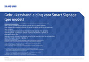 Samsung Smart Signage QBR Gebruikershandleiding