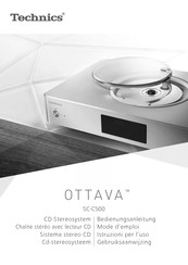 Technics OTTAVA SC-C500 Gebruiksaanwijzing