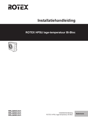 Daikin Rotex HPSU Bi-Bloc RRLQ008CAV3 Installatiehandleiding