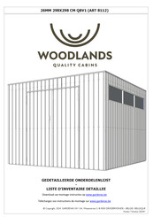 gardenas WOODLANDS 26MM 298X298 CM QBV1 8112 Montage-Instructies