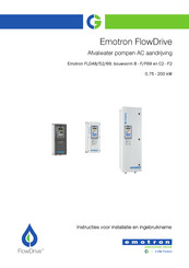 Emotron FlowDrive FLD52 Instructies Voor Installatie