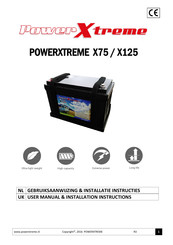 PowerXtreme X125 Gebruiksaanwijzing