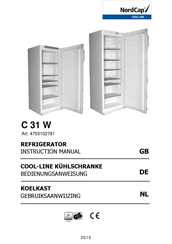 Nordcap 4703102781 Gebruiksaanwijzing