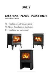 Saey PEAK S: PEAK S HIGH Installatie- En Gebruiksaanwijzing