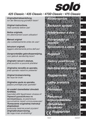 Solo 425 Gebruiksaanwijzing