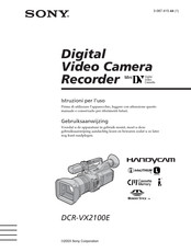 Sony Handycam DCR-VX2100E Gebruiksaanwijzing